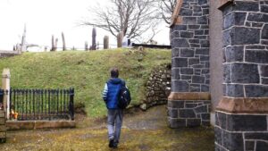 Sean searching graveyards